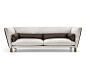 Leather sofa HARRIS by Arketipo