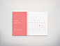 Calendar_dribbble_giant #iOS# #APP# #色彩#