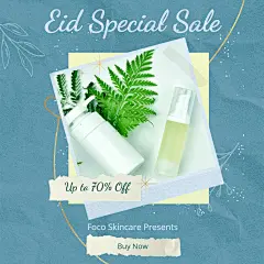 Refreshing Religion Eid Al Fitr Festival Cosmetics Promotion Ecommerce Product Image