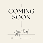 a black and white photo with the words, coming soon stay tuned on it's side