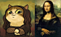 名画趣搞-猫-13