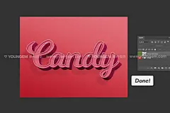 10款3D复古立体特效字体设计_10款logo海报标题字体设计ps样机素材模板源文件下载_颜格视觉