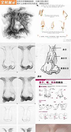 最爱波妞采集到手绘-素面几何五官