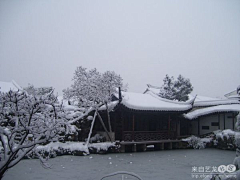 Hehaiwei采集到拙政园 ＜苏州园林的雪