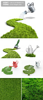 绿色环保设计高清图片素材