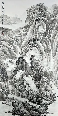 著名山水画家——关福元作品欣赏_中国画研究院