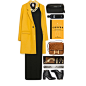 A fashion look from October 2015 featuring black maxi dress, zara coat and hermes handbags. Browse and shop related looks.