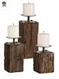 系列朽木蜡烛台DIY创意设计 易控烛生活蜡烛图片分享╭★肉丁网