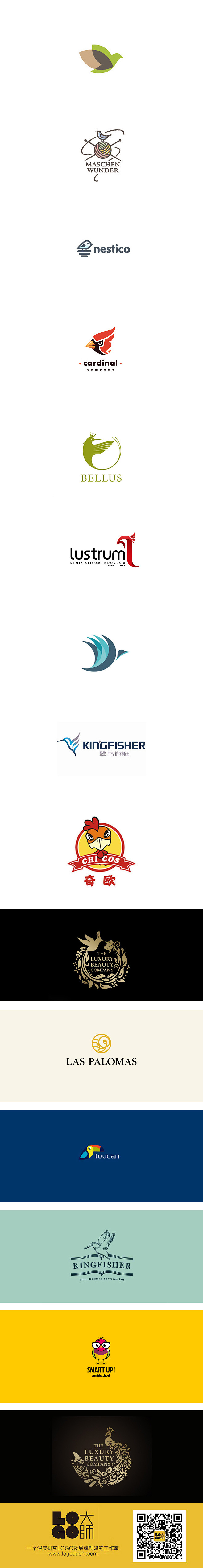 #小鸟为元素logo##logo设计欣赏...