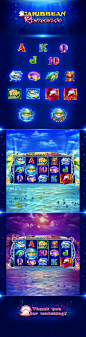 Caribbean Romance / SlotVision : Caribbean Romance, slot game for SatVision, marine theme