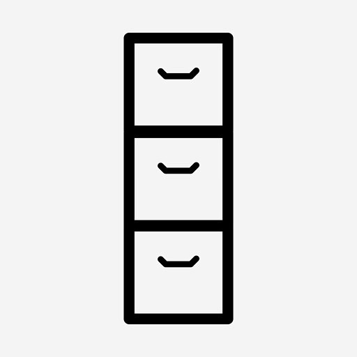 抽屉收纳整理图标_88ICON https://88icon.com 抽屉 收纳 整理 储物柜 保管 橱柜 壁橱 卧室 储藏室