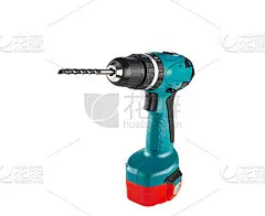Hand drill on white