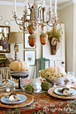 Nature Inspired Thanksgiving Tablescapes - 50 Nature Inspired & Rustic Table Setting Ideas for Thanksgiving: 