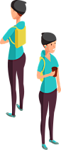 扁平插画小人物png素材-插画人物参考png- 插画人物小人素材png- 扁平插画 小孩 大人 上班族插画-情感化扁平插画人素材png-@kaysar007
