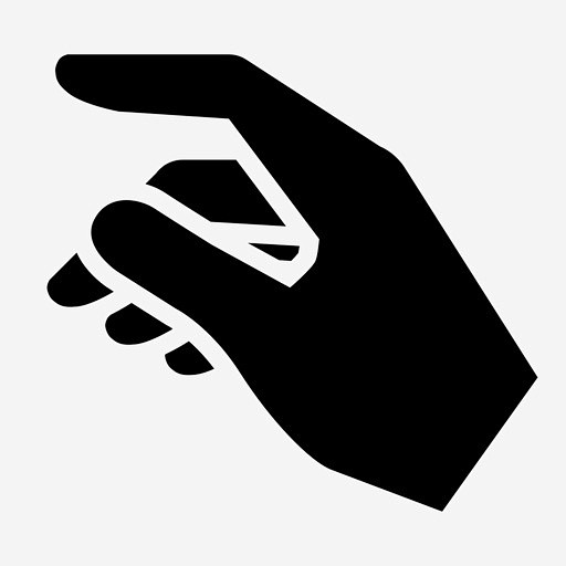 手手指捏图标_88ICON https://88icon.com 手 手指 捏 指 拿