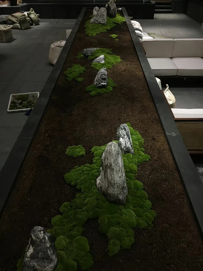枯山水永生苔藓花槽造景桌面家居微景观新中式禅意空间-淘宝网-花瓣网