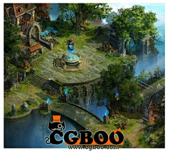 一口甜采集到游戏地图 原画