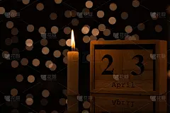 从4月23日开始，蜡烛和日历，悼念在奥克拉荷马市的遇难者