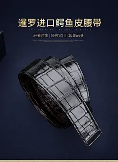 鳄鱼皮腰带海报
