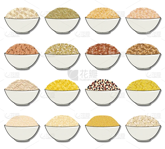 谷类,贮藏室,厨房,兽群,坚果,谷类食品,农业,素食,背景分离,食品素材-花瓣网