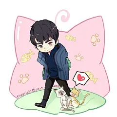 100张易烊千玺高清插画壁纸，千玺的迷妹们快存图吧