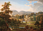 19世纪初埃斯特哈齐宫的景观