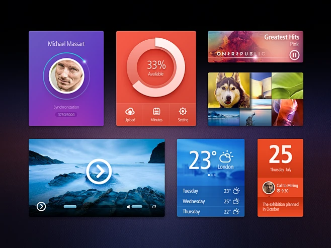 Ui_kit_big图片_UI_TV图片素材-花瓣网