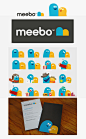 Web聊天工作Meebo的新Logo和卡通形象