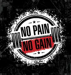 一分耕耘一分收获。激励锻炼和健身馆动机引用插图。创意矢量粗糙排版