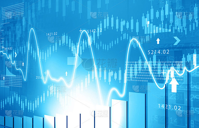 股票市场金融图背景