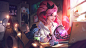 General 3840x2160 Seraphine Seraphine (League of Legends) League of Legends kda K/DA Riot Games music