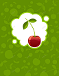 矢量手绘水果樱桃背景 背景 食品 背景 设计图片 免费下载 页面网页 平面电商 创意素材