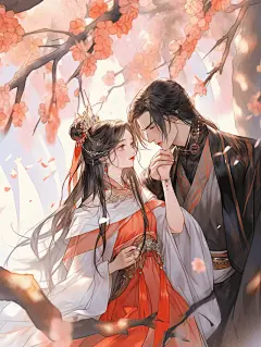 古风情侣 | Ai绘画
@叙叙叙叙白
