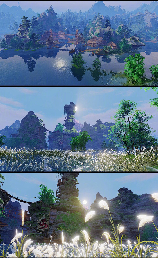 16:16:04剑三  场景原画  图/伊吹鸡腿子9喜欢小风景liyansu