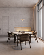 3D architecture archviz interior design  minimal modern Render visualization дизайн интерьера интерьер _餐厅/厨房/吧台_T2022218