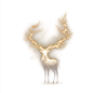 鎏金鹿PNG-免费分享（高清可商） - 小红书