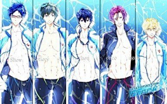 帝妃一笑采集到30.Free!男子游泳部❤