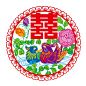 【【古艺堂】2015款25CM彩色系列 喜字、剪纸、婚庆用品、龙凤婚庆/喜庆剪纸加厚 静电贴剪纸喜字贴剪纸结婚剪纸】价格_厂家_图片 -Hc360慧聪网