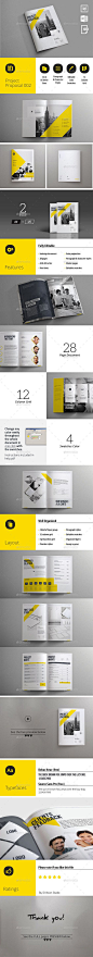 Project Proposal Template 003 - Proposals & Invoices Stationery: 