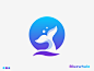 Blue Whale, Conceptual & Modern Logo Design