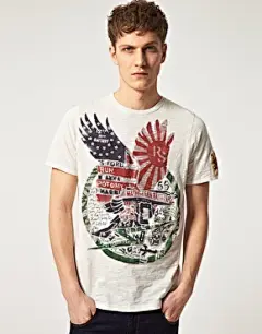 【英国代购】正品ASOS Ringspun潮流复古插话海报系列T恤含税