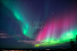 芬兰罗瓦涅米，夜空下的灯光景观照片摄影图片_ID:451355512-Veer图库
