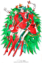《Joyeux Noël》
临近平安夜，圣诞树们已打扮好自己华丽的衣装，准备迎接这童话般的一天！
圣诞树