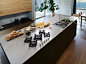 CUSTOMIZED STAINLESS STEEL WORKTOP WITH INTEGRATED GAS HOB - Hobs from Franke Kitchen Systems |.. : CUSTOMIZED STAINLESS STEEL WORKTOP WITH INTEGRATED GAS HOB - Designer Hobs from Franke Kitchen Systems ✓ all information ✓ high-resolution images ✓..