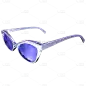 酷炫C4D太阳镜立体赛博朋克贴纸