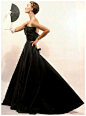 Dior, 1949. Photo: Erwin Blumenfeld. Model: Evelyn Tripp. #Dior