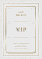 Luxury vector invitation card