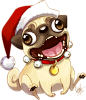 Christmas Pug by hellcorpceo on DeviantArt