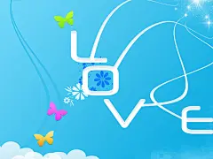 LOVE初恋情侣爱恋Ipad3桌面壁纸-非凡图库