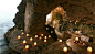 牙买加西端的尼格瑞尔海岸旅游胜地为了吸引游客，花重金打造了洞穴别墅，别墅的设计奇特且奢华。除了极具海洋风情的别墅群，该旅游胜地最吸引人的莫过于设计独特的洞穴别墅，该洞穴其实是海边悬崖的延伸，观景视角非常不错。洞穴中还点燃了很多小蜡烛，游客们可以享受异域情调的烛光晚宴，极富浪漫气息。情侣们也可以在此尽享悠闲舒适的浪漫时光在洞穴中，你会发现类似于酒吧的吧台以及餐桌，游客们可以边吃边欣赏蔚蓝色的大海。牙买加打造奢华洞穴海景房